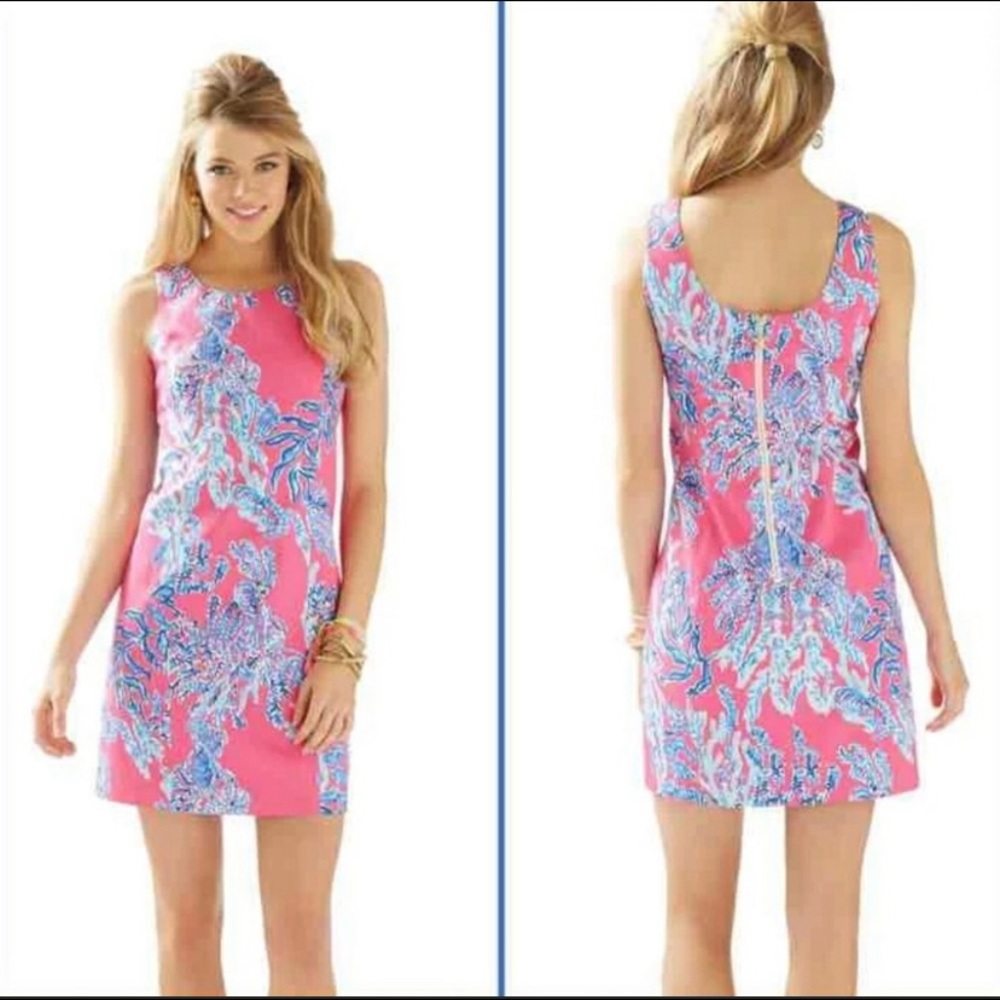 Lilly Pulitzer Cathy Shift Dress Pink Samba 2